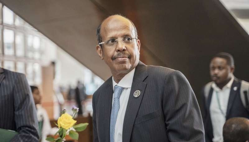 Mahamoud Ali Youssouf during the 38th AU Summit, in Addis Ababa on 15 February 2025.