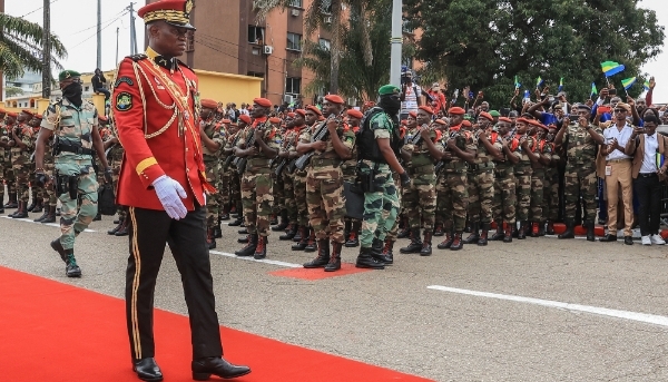 General Brice Oligui Nguema, president of the Gabonese transition.