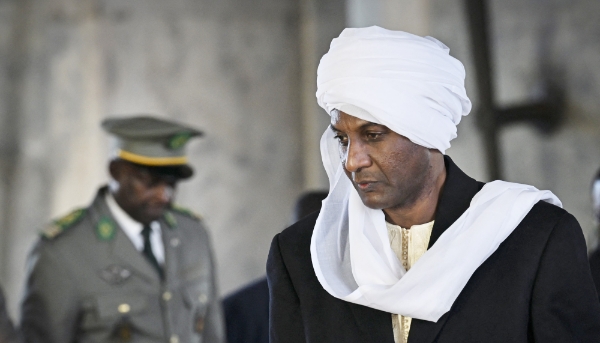 Niger's Prime Minister Ali Lamine Zeine during an official visit to Ankara, Turkey on 1 February, 2024.