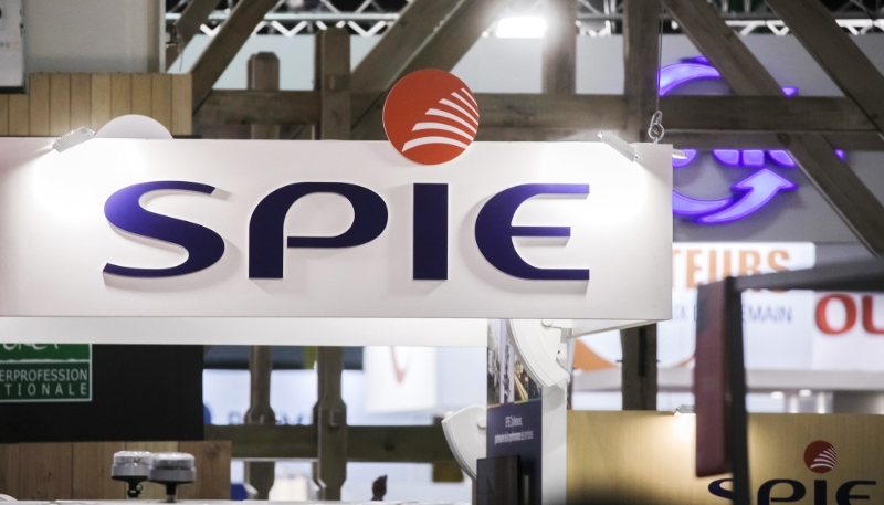 SPIE brand logo in France, on 19 November 2019.