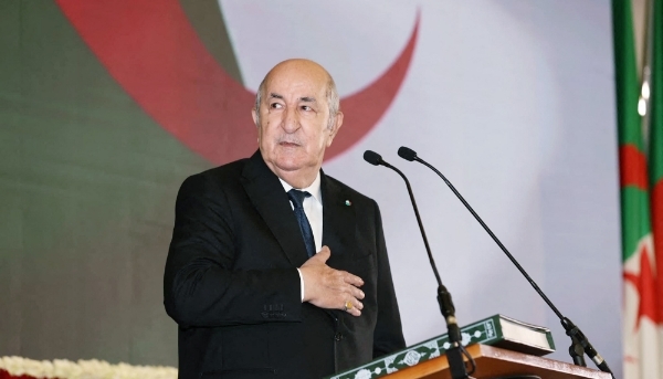 Algerian President Abdelmadjid Tebboune in Algiers, 17 September 2024. 