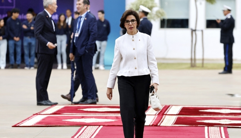 French Culture Minister Rachida Dati in Rabat, Morocco, 29 October 2024.