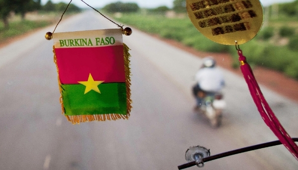 A commercial truck outside Ouagadougou, in 2012.