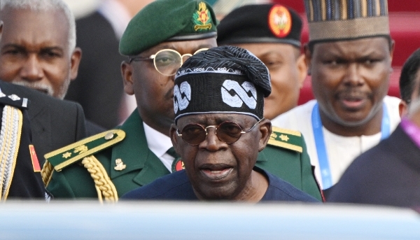 Bola Ahmed Tinubu in Beijing for the Forum on China-Africa Cooperation (FOCAC) on 1 September 2024. 