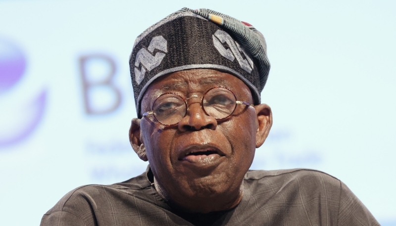 Bola Ahmed Tinubu at the G20 Compact With Africa conference on 20 November 2023 in Berlin.