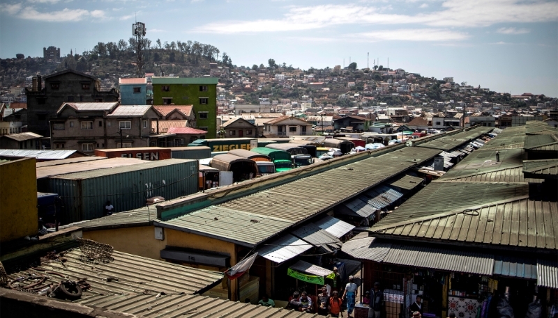 The Anosibe central market in Antananarivo, on 8 November 2018.