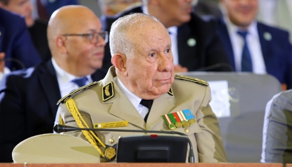 Army chief of staff Saïd Chengri in Algiers on 12 October 2022.