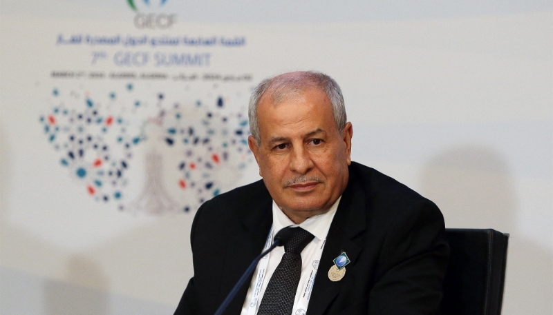 CEO of Algerian oil company Sonatrach, Rachid Hachichi, in Algiers on 2 March 2024.