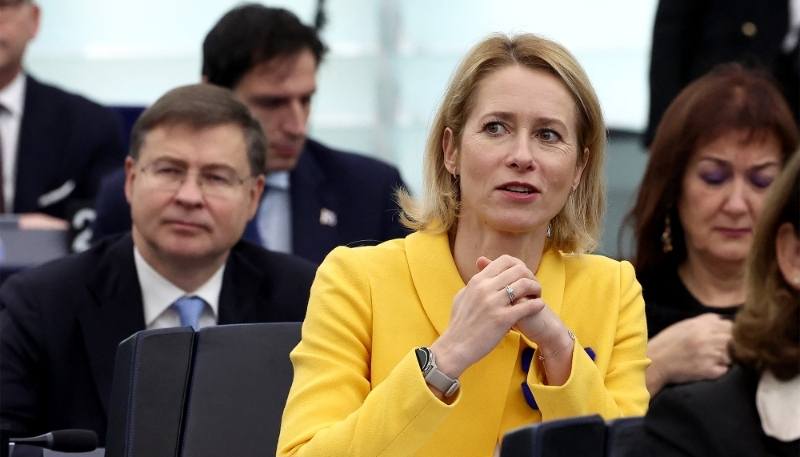 The European Union's High Representative for Foreign Affairs, Kaja Kallas, on 27 November 2024 in Strasbourg, eastern France.