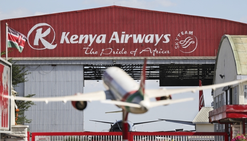 Kenya Airways' headquarters in Nairobi, 6 February 2024. 