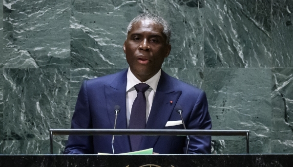 Equatorial Guinea's Vice President Teodoro Nguema Obiang Mangue in New York City on 21 September 2023.