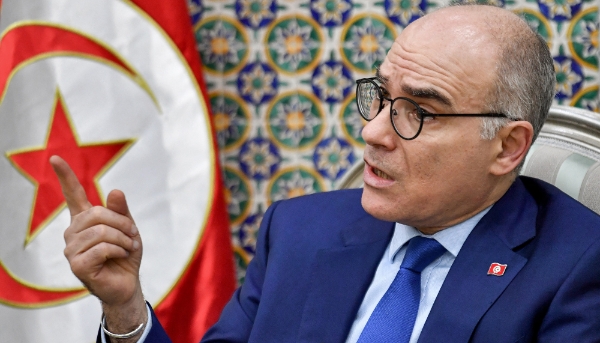 Tunisian foreign affairs minister Nabil Ammar in Tunis in February 2023. 