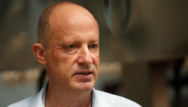 Belgian businessman Alain Goetz in Entebbe, Uganda, on 4 October 2018.