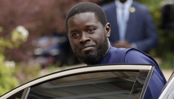 Senegalese president Bassirou Diomaye Faye in Paris on 20 June 2024.