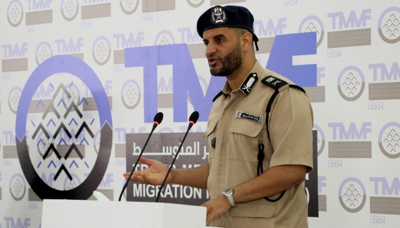 Libyan Interior Minister Imad Trabelsi on 2 July 2024 in Tripoli.