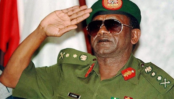 Former Nigerian President Sani Abacha in Abuja, 30 August 1997.