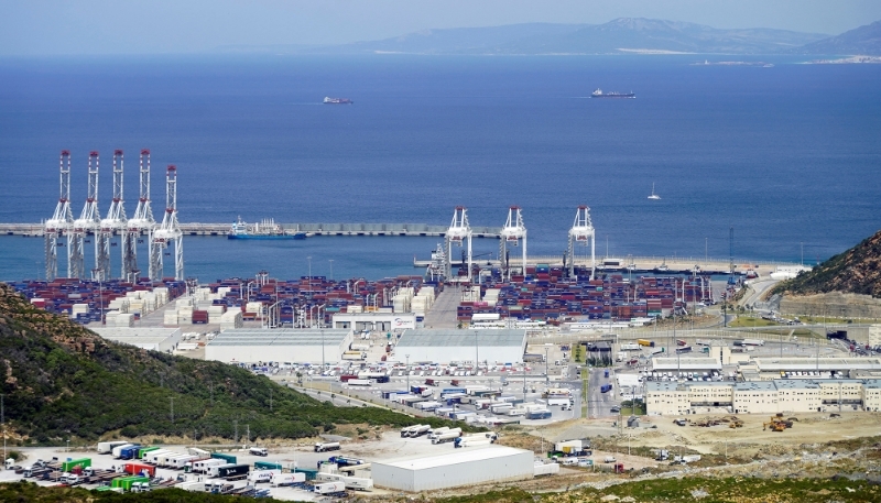 General view of Tanger Med on 6 June 2024.