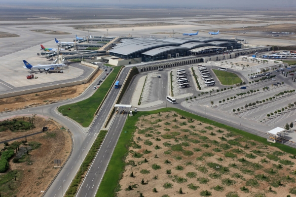 Enfidha airport seen from the sky, in 2012.