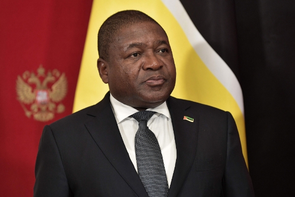 Mozambican President Filipe Nyusi in Russia in August 2019.