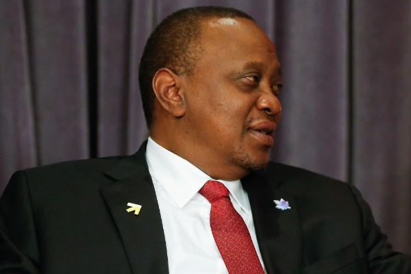 Kenya's President Uhuru Kenyatta.