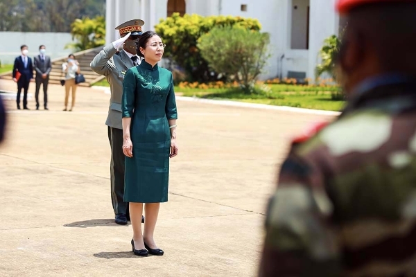 Chinese ambassador to Madagascar, Guo Xiaomei.