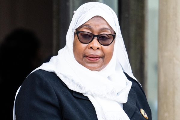 Tanzanian President Samia Suluhu Hassan.