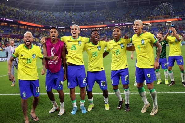 Brazilian internationasl Neymar, Eder Militao, Pedro, Vinicius Junior, Rodrygo and Richarlison.