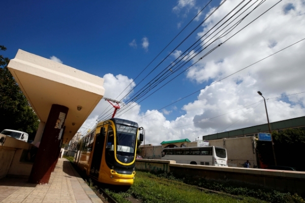 An Alexandrian tram.