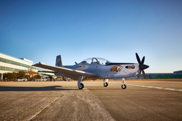 Korea Aerospace Industries KA-1S. Two of these light aircraft have already landed in Senegal as part of a bigger order.