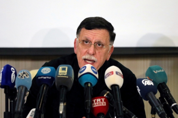 The head of the Libyan Presidential Council Fayez Sarraj.