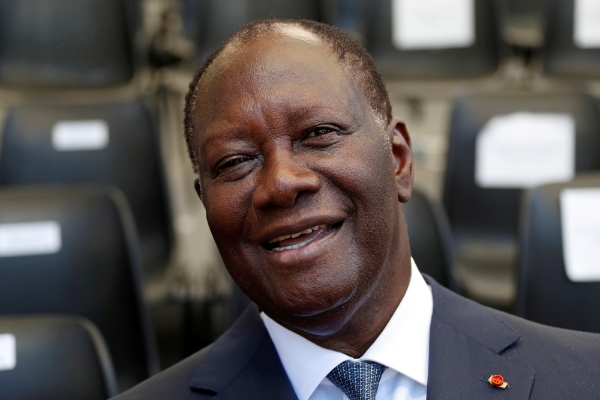 Ivorian president Alassane Ouattara.