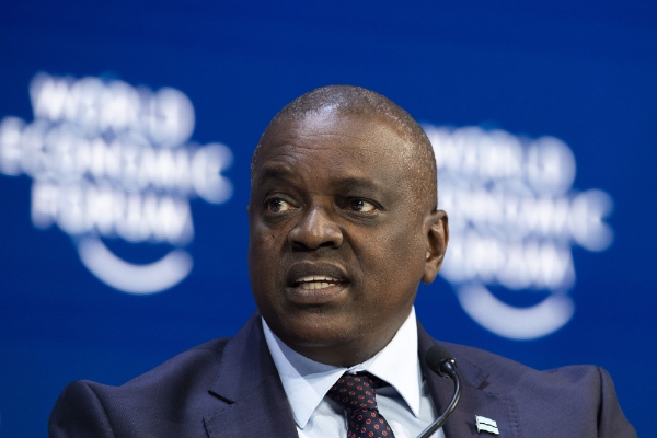 Botswanan President Mokgweetsi Masisi.