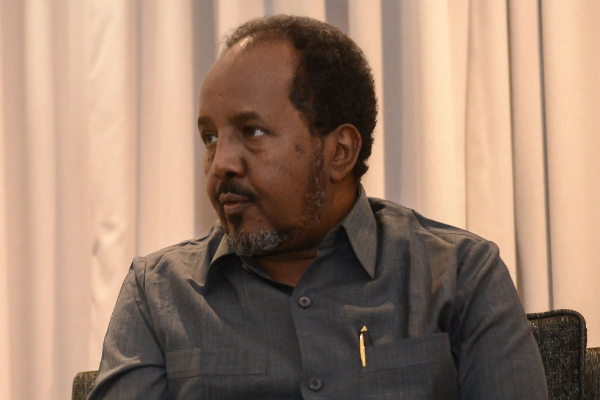 Former president Hassan Sheikh Mohamoud.