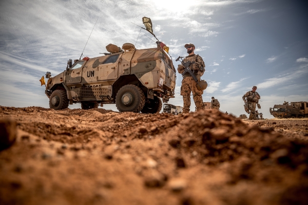 Bundeswehr troops in Gao, northern Mali.