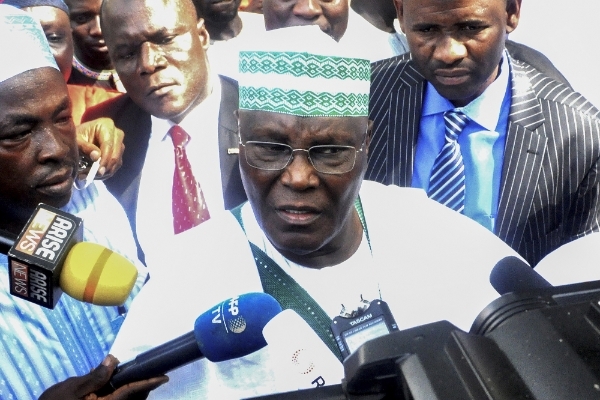 Former Vice President of Nigeria Atiku Abubakar.